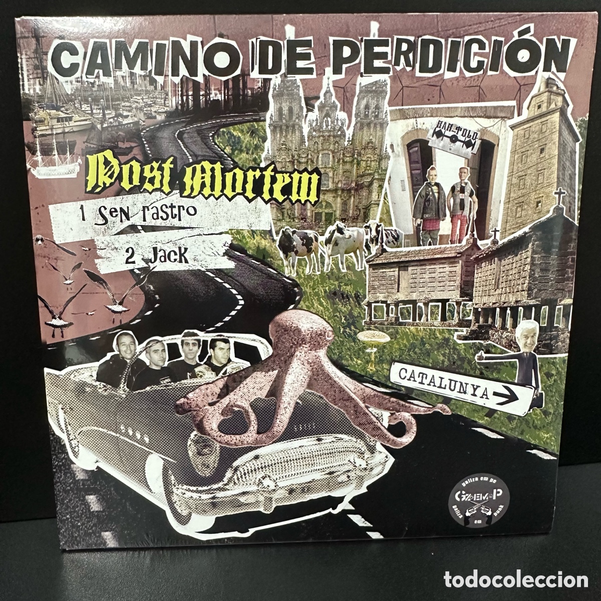 Discos de vinilo: Von D&auml;nikens / Post Mortem - Camino De Perdici&oacute;n (7&rdquo;, EP, Limitada) *Precintado* - Foto 2
