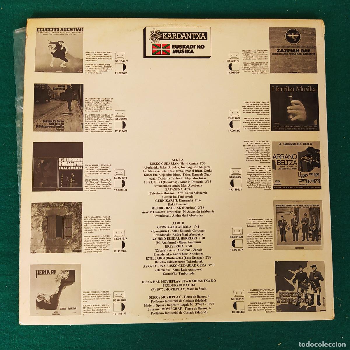 Discos de vinilo: Eusko Gudariak 1977 FOLK - Foto 2