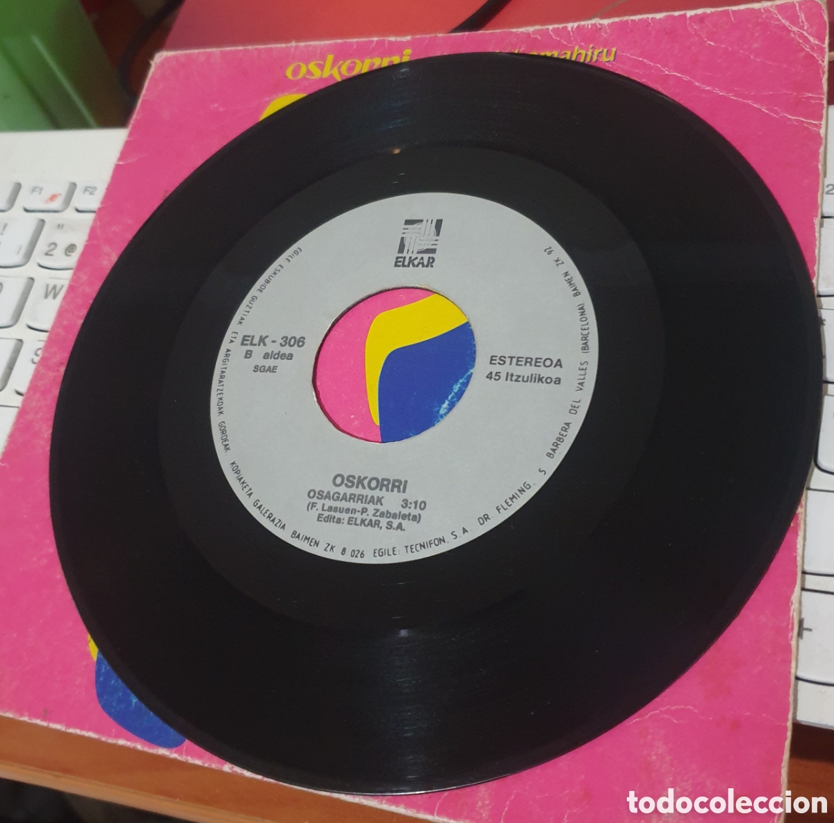 Discos de vinilo: Oskorri - Badok Hamairu - Foto 3