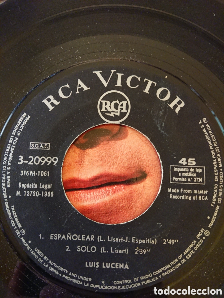 Discos de vinilo: Luis Lucena -Espa&ntilde;olear - Foto 3