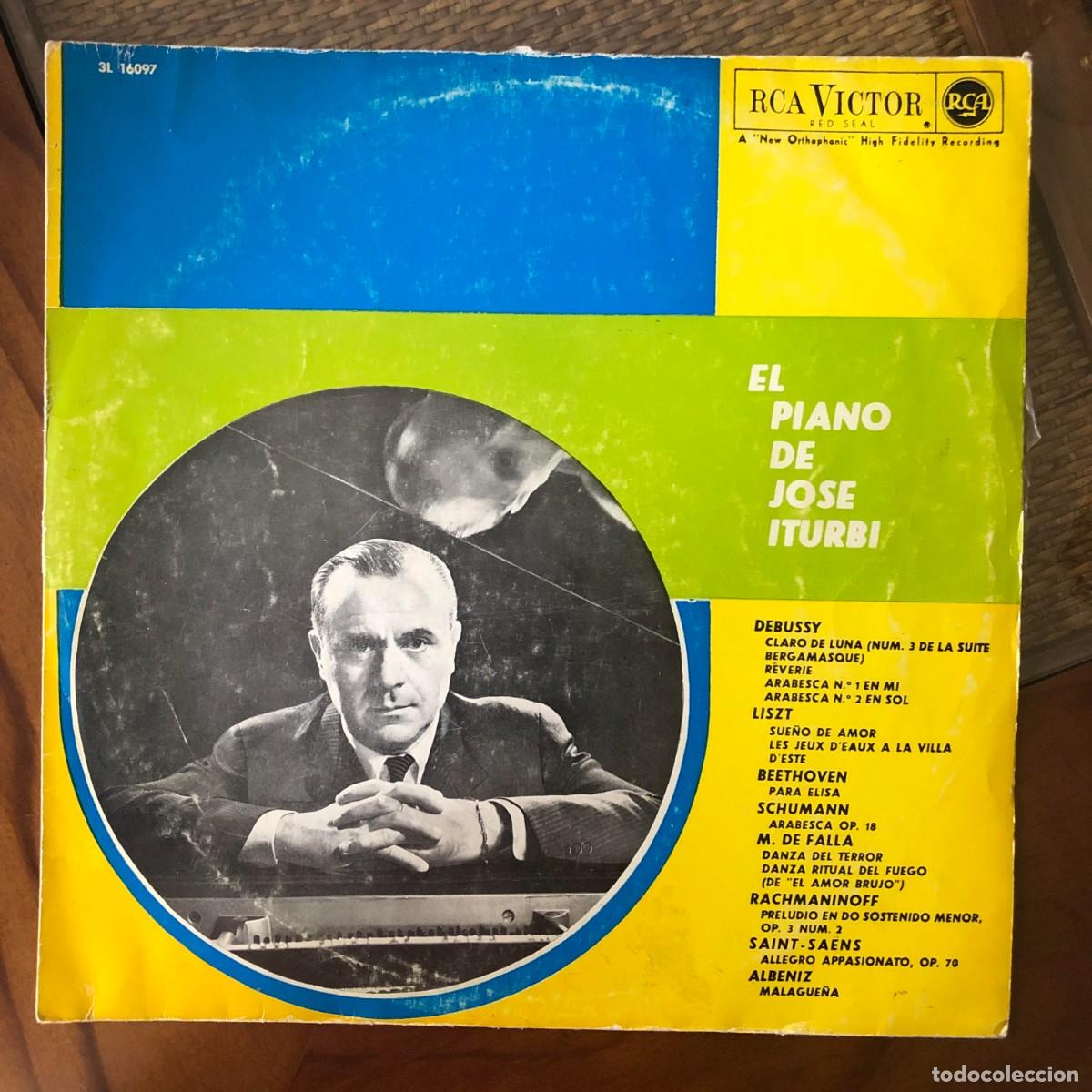 Discos de vinil: El piano de Jose Iturbi | Vinilo LP Segunda Mano