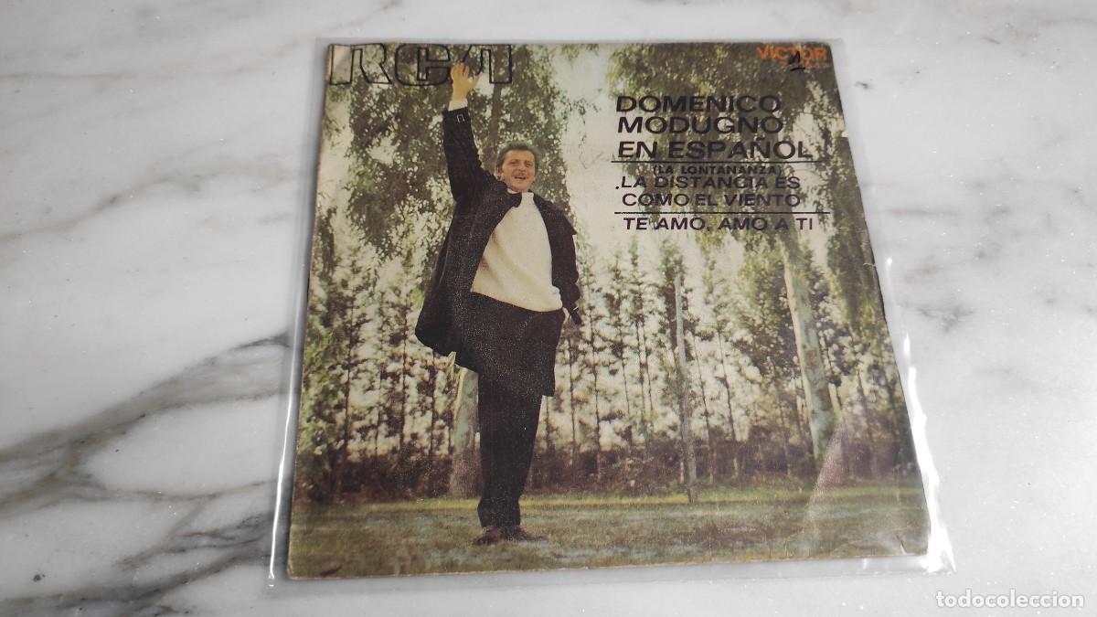 Discos de vinilo: SINGLE DOMENICO MODUGNO - LA DISTANCIA - Foto 1
