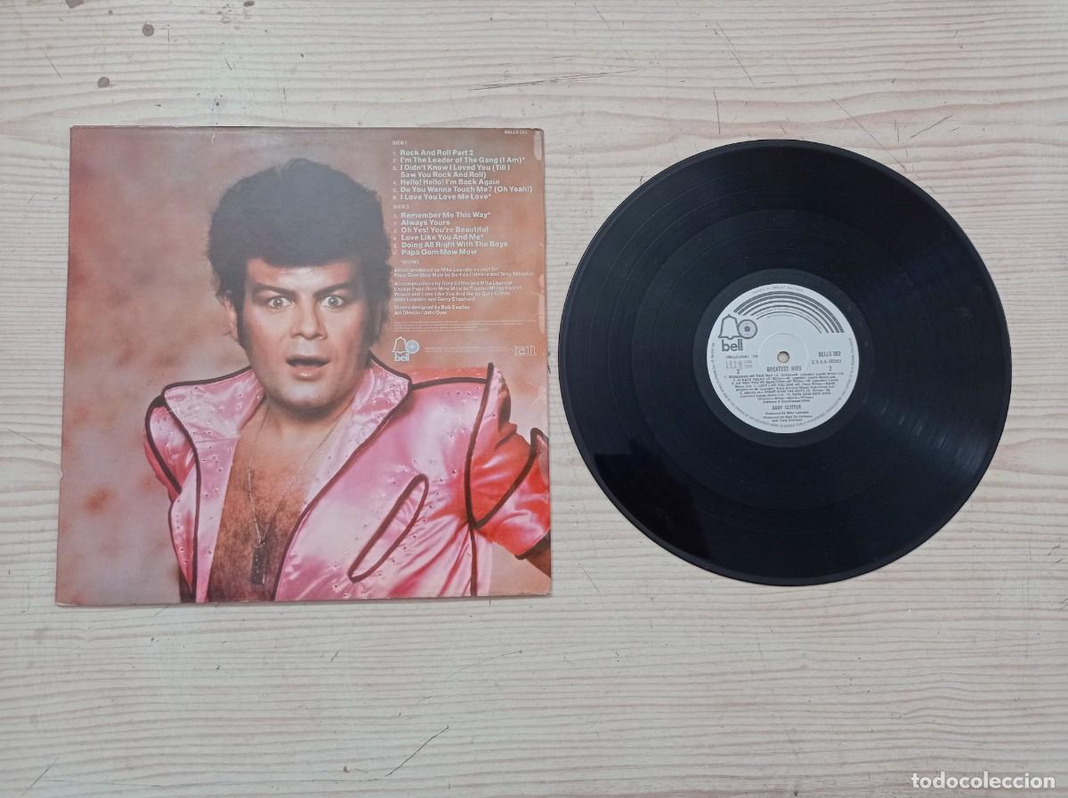 Discos de vinilo: Gary Glitter - Gary Glitters Greatest Hits LP - Foto 2