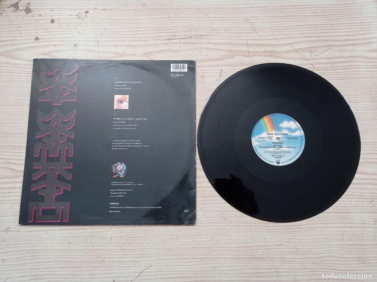 Discos de vinilo: Adamski - Flashback Jack - Maxi Single - Foto 2