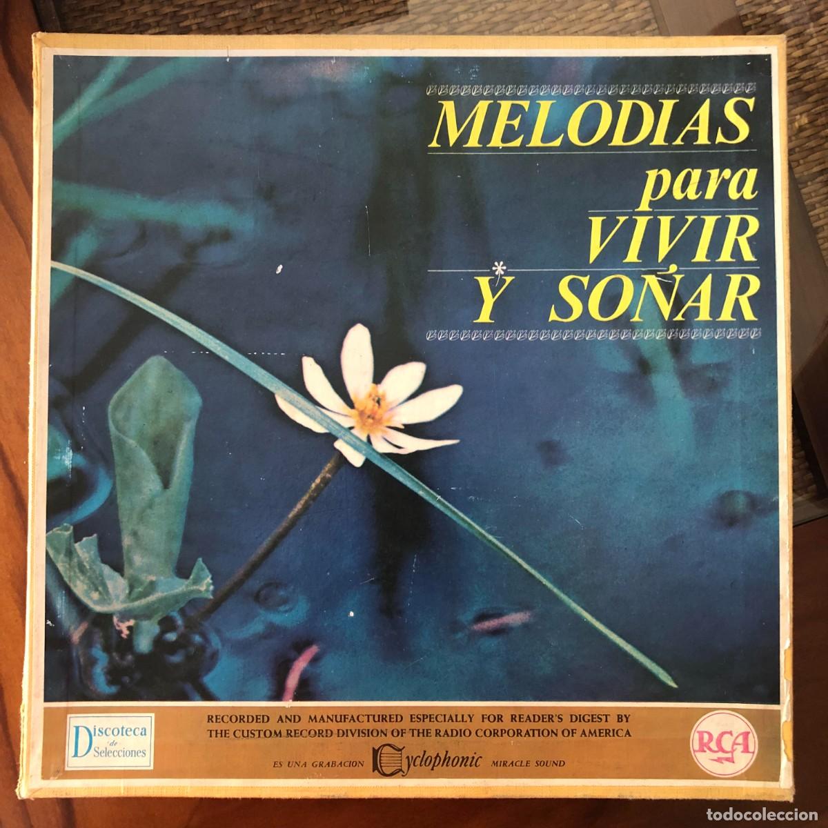 Discos de vinil: Melod&iacute;as para vivir y so&ntilde;ar | Caja 12 vinilos LP Segunda Mano
