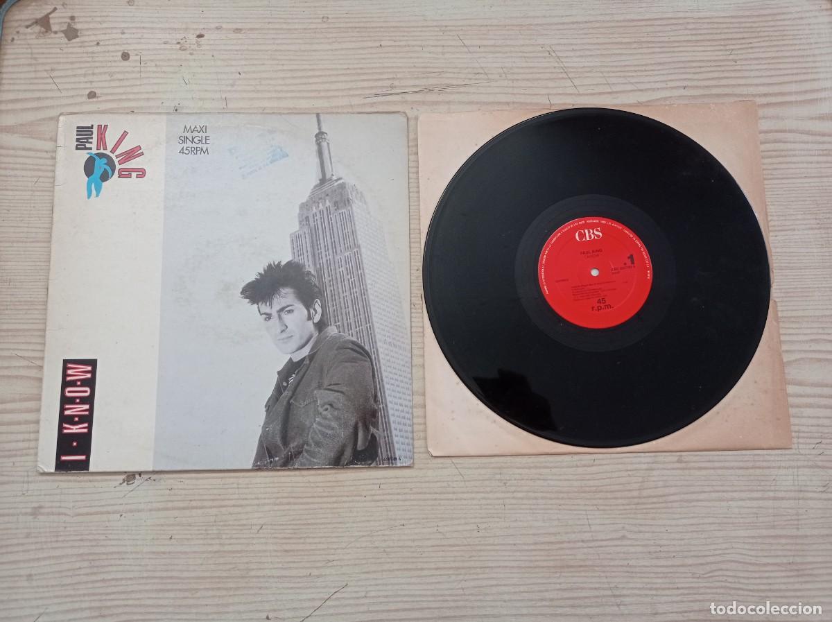 Discos de vinilo: Paul King - I Know - Maxi Single - Foto 1