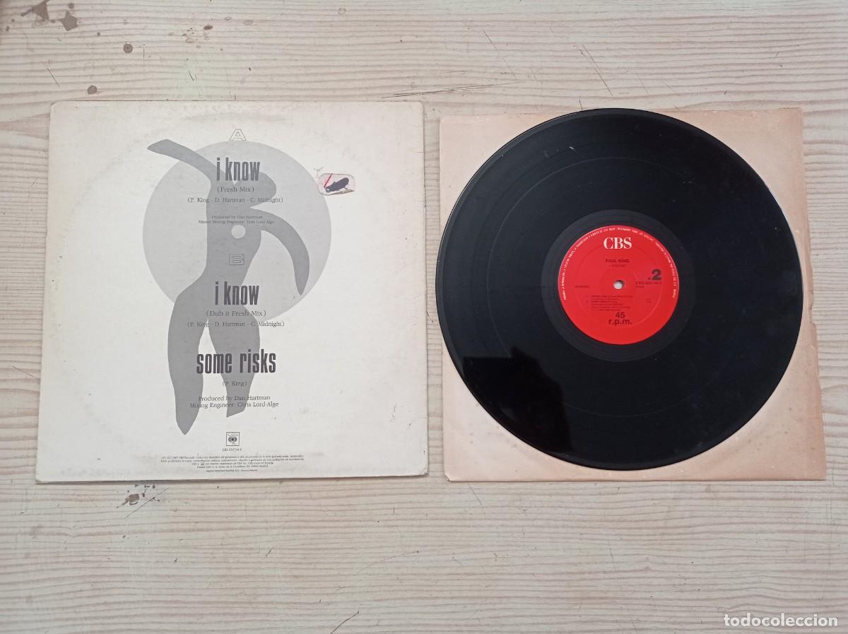 Discos de vinilo: Paul King - I Know - Maxi Single - Foto 2