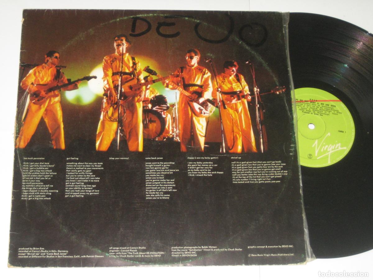 Discos de vinilo: DEVO - ED. ESPA&Ntilde;OLA 1978 - NO TIENE LA PORTADA - Foto 1