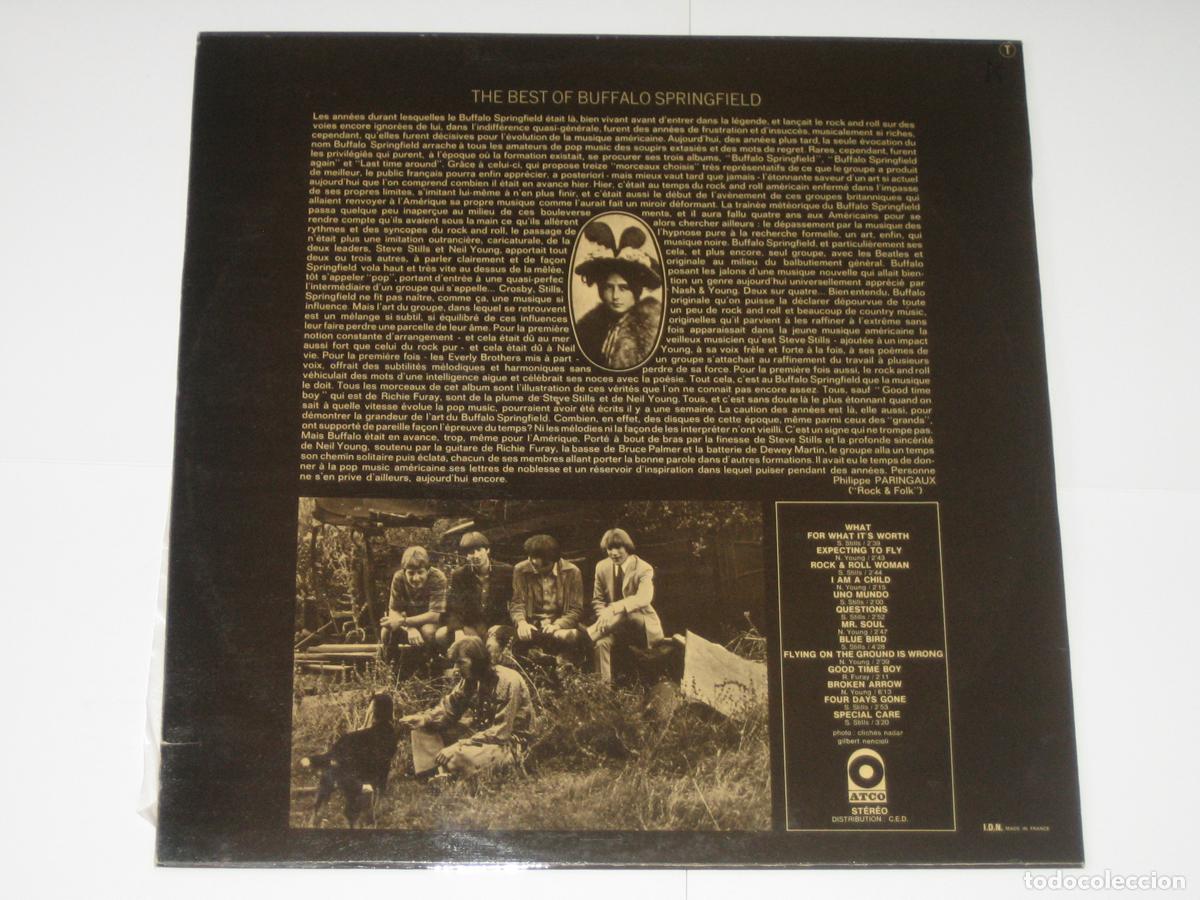 Discos de vinilo: BUFFALO SPRINGFIELD - ED. FRANCIA EN LOS A&Ntilde;OS 60 - Foto 2