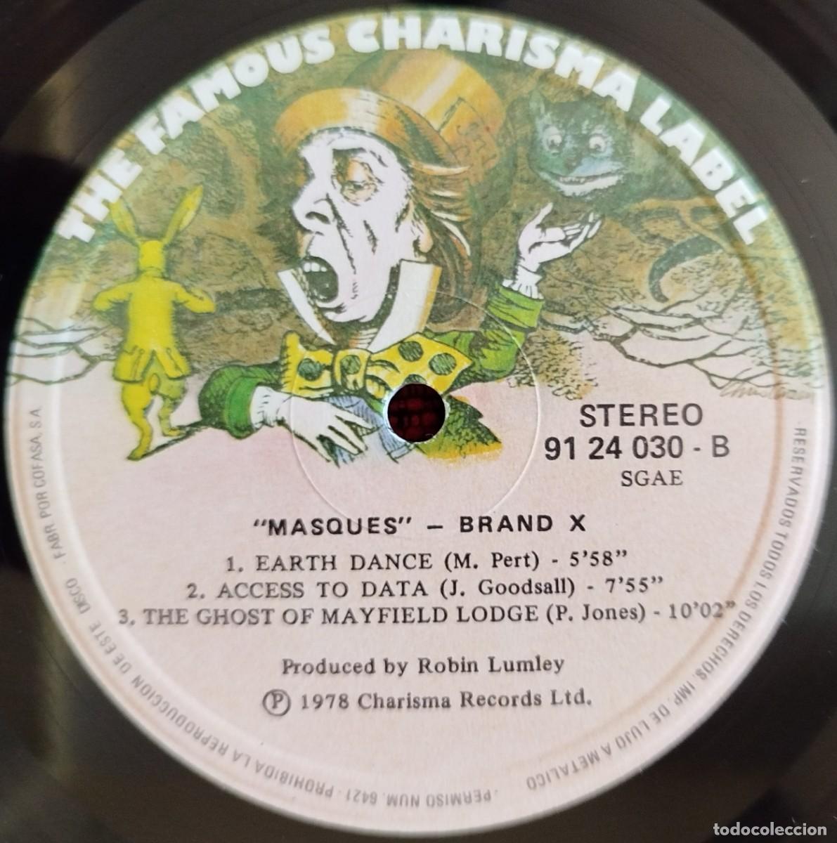 Discos de vinilo: BRAND X ** Masques ** VINILO LP ORIGINAL 1978 - Foto 4