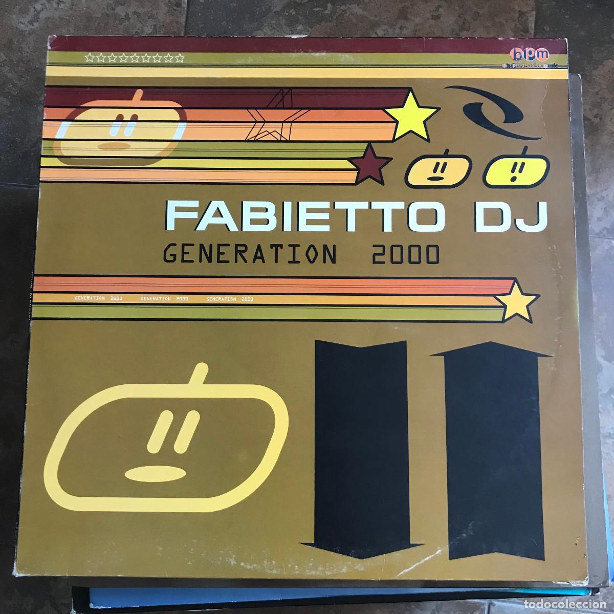 Discos de vinilo: FABIETTO DJ - GENERATION 2000 - 12&rdquo; MAXISINGLE BIT PROGRESSIVE 1999 - Foto 1