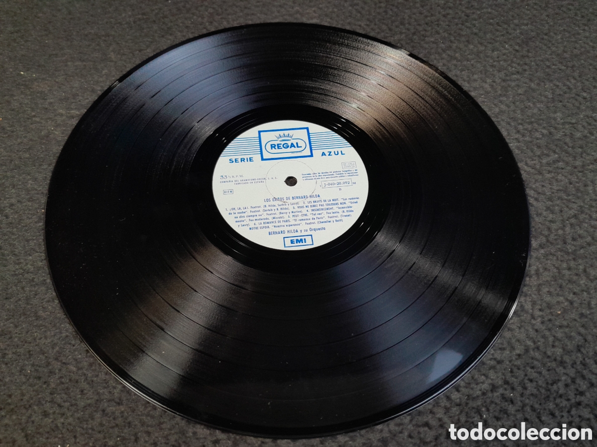 Discos de vinilo: LP-145. LP DISCO DE VINILO. LOS &Eacute;XITOS DE BERNARD HILDA. EMI. - Foto 3