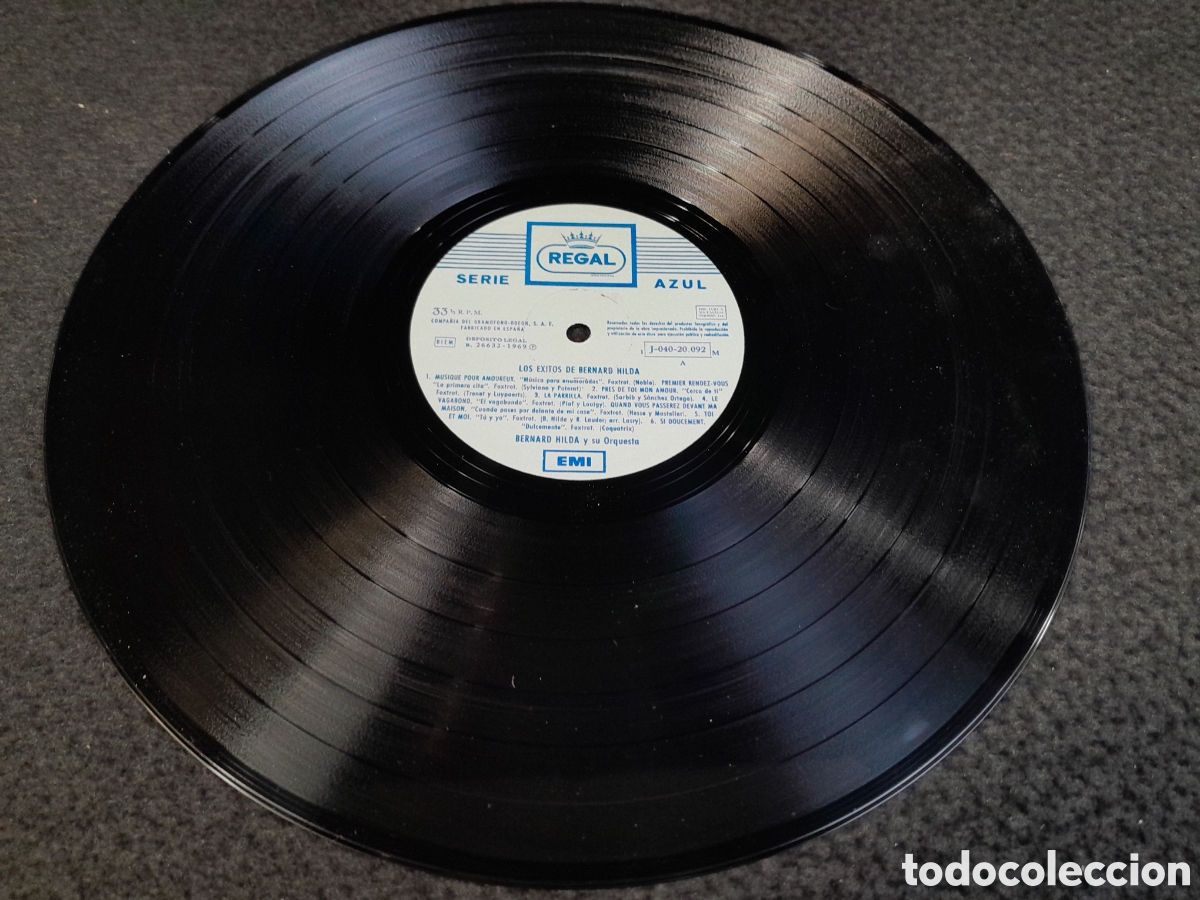 Discos de vinilo: LP-145. LP DISCO DE VINILO. LOS &Eacute;XITOS DE BERNARD HILDA. EMI. - Foto 4