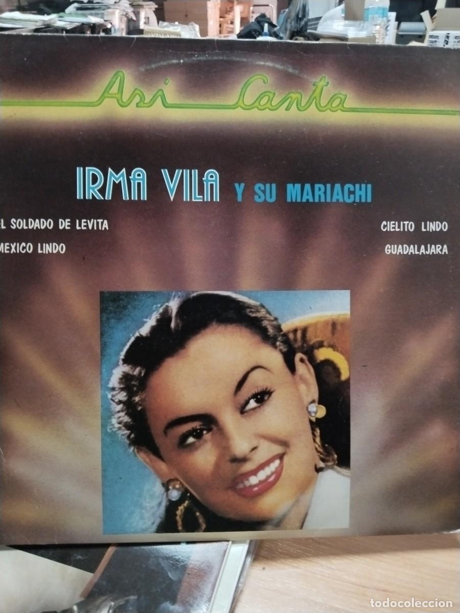 Discos de vinilo: As&iacute; canta irma vila y su mariachi - Foto 1