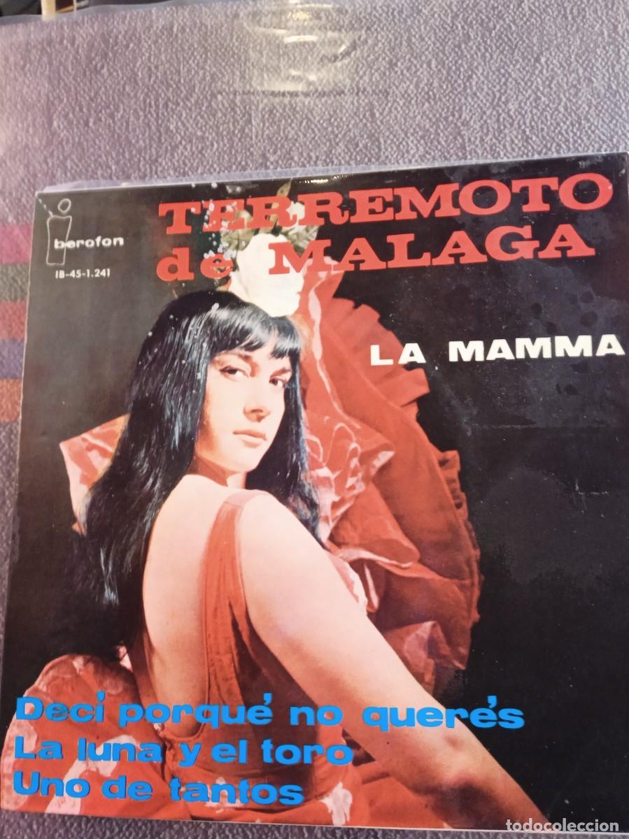 Discos de vinilo: TERREMOTO DE MALAGA- LA MAMMA. EP - Foto 1