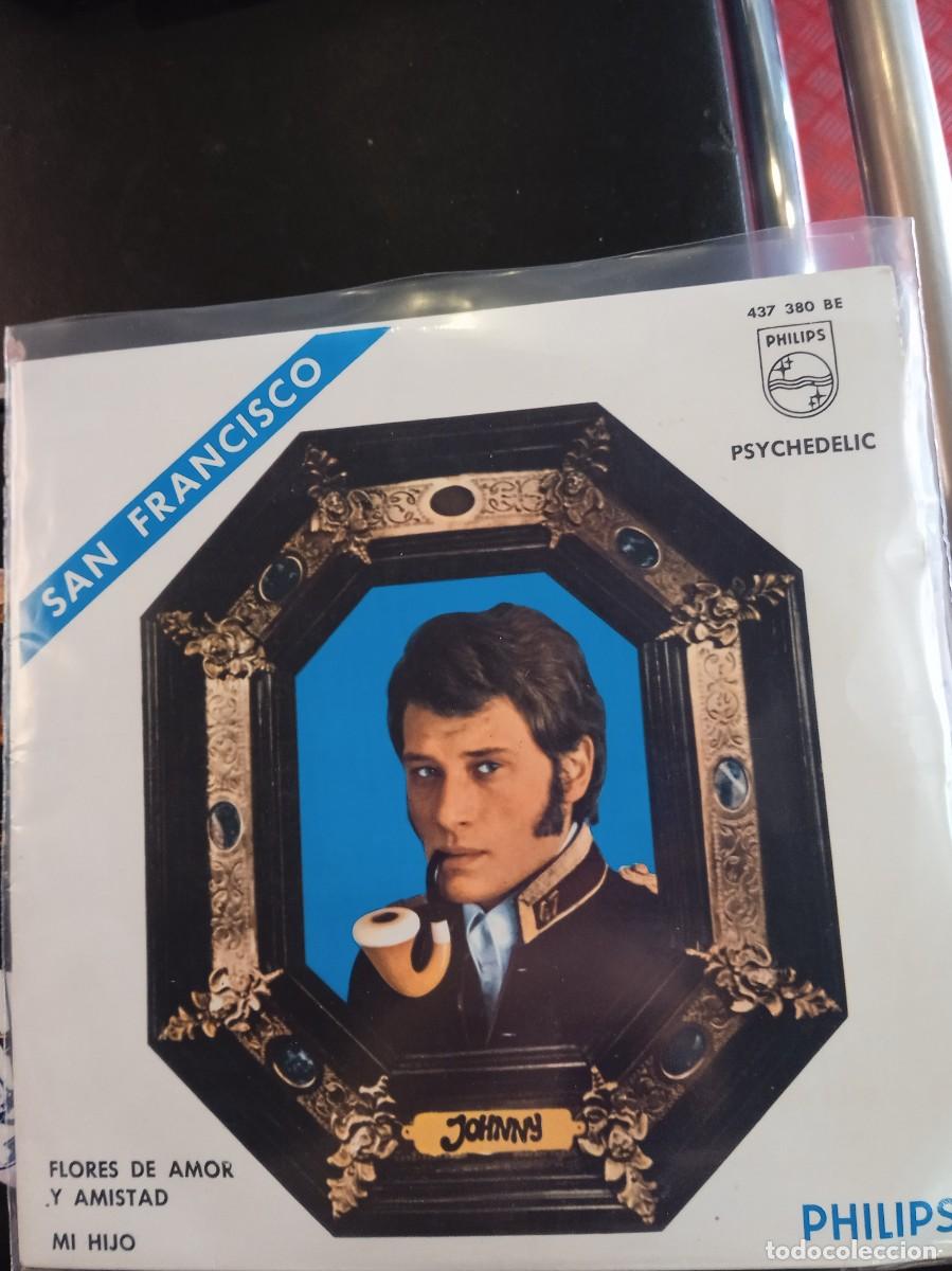 Discos de vinilo: JOHNNY HALLYDAY- SAN FRANCISCO. EP. MINT - Foto 1