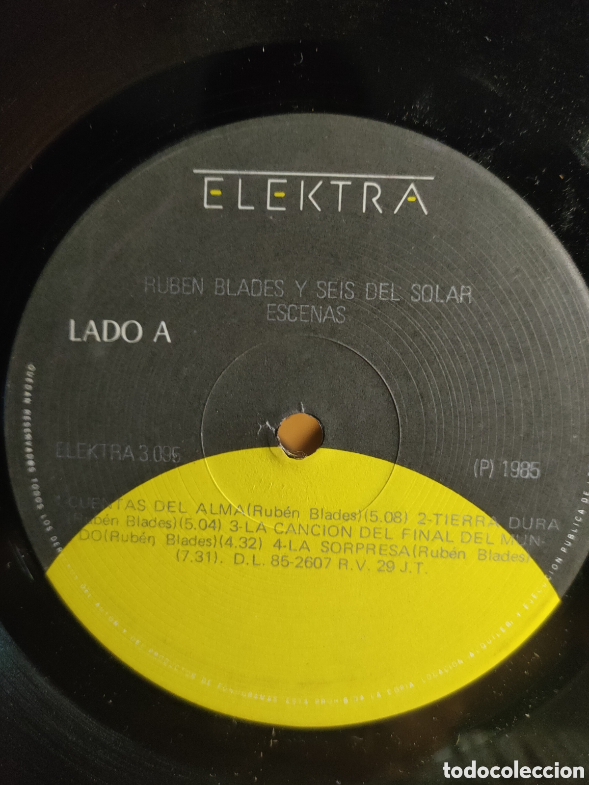 Vinyl records: Rub&eacute;n Blades Y Seis Del Solar &ndash; Escenas . 1985 original Venezuela LP disco vinilo 12&rdquo;