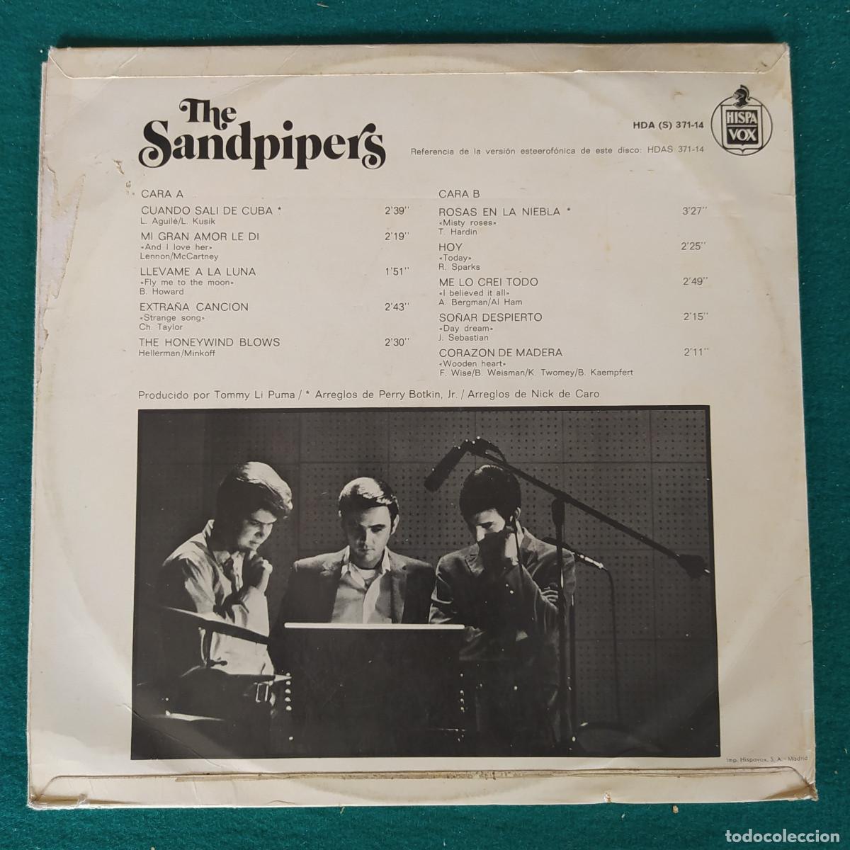 Discos de vinilo: The Sandpipers &ndash; Cuando Sal&iacute; De Cuba - Foto 2