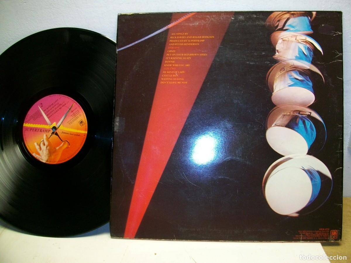Discos de vinilo: Supertramp &ndash; &rdquo;...Famous Last Words...&rdquo; LP - Foto 2