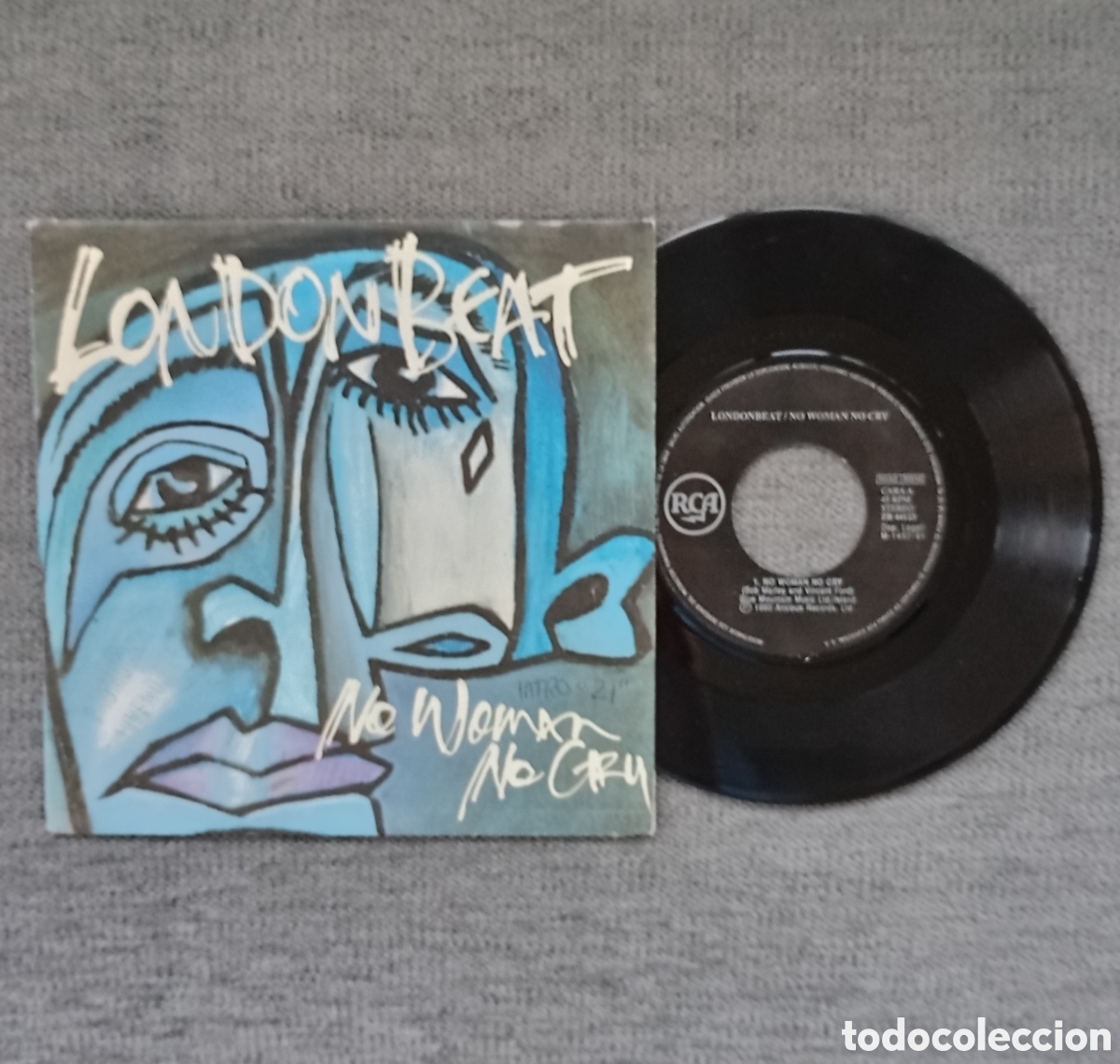 Vinyl-Schallplatten: Londonbeat. No Woman No Cry/ Step Inside My Shoes. Single 7&rdquo;, a&ntilde;o 1990.