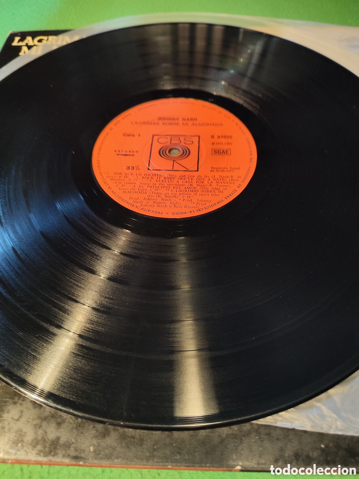 Discos de vinilo: Johnny Nash - Tears on My pillow - Foto 3