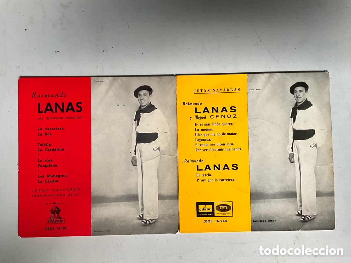 Discos de vinilo: Raimundo Lanas, jotas navarras - Foto 1