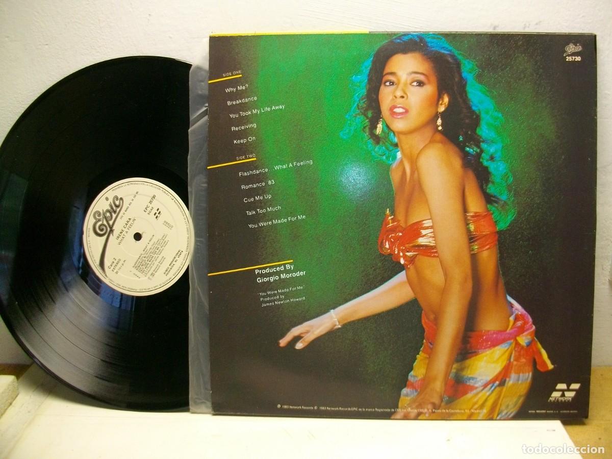 Discos de vinilo: Irene Cara &ndash; What A Feelin LP 1983 - Foto 2