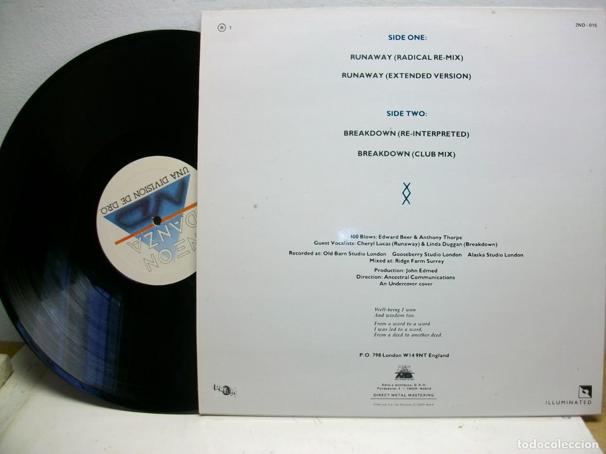 Discos de vinilo: 400 Blows &ndash; Runaway / Breakdown MAXI 12 LP - Foto 2