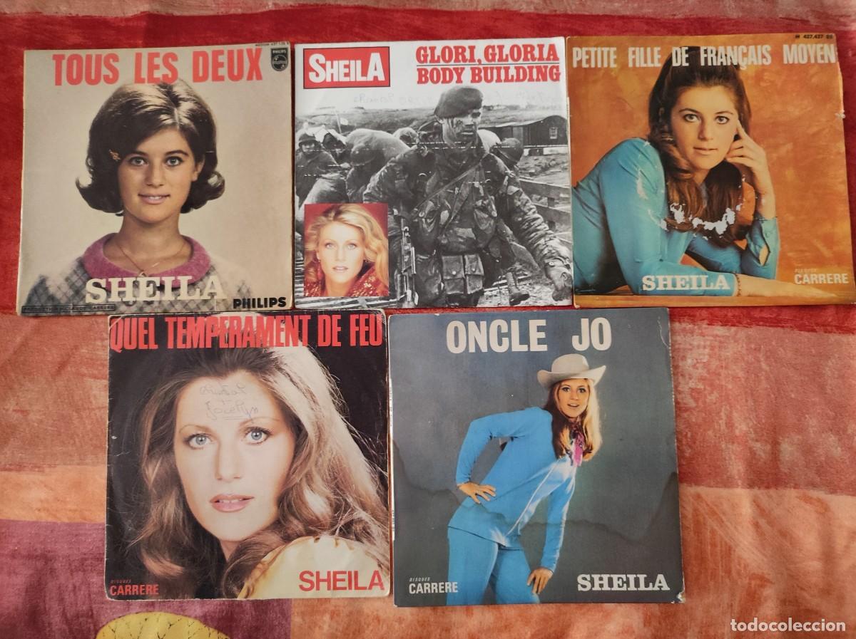Discos de vinilo: Lote 5 singles vinilos Sheila - Foto 1