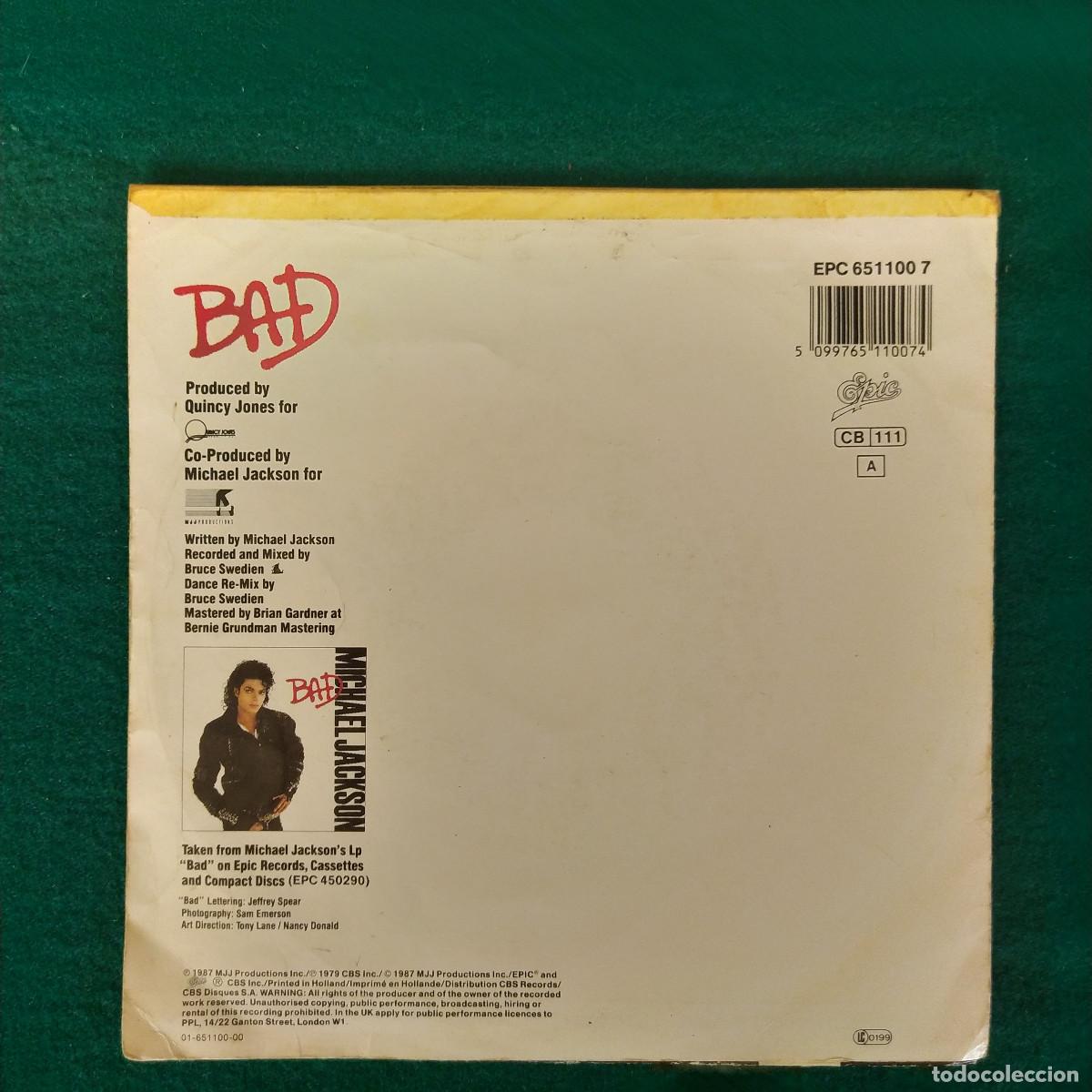 Discos de vinilo: Michael Jackson &ndash; Bad - Foto 2