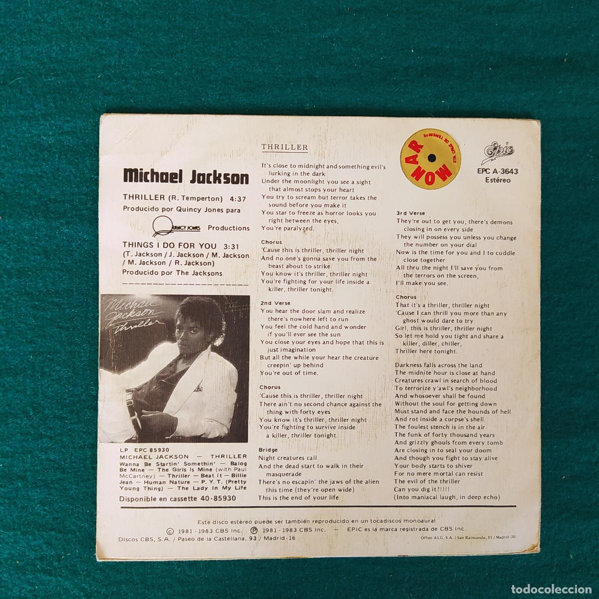 Discos de vinilo: Michael Jackson &ndash; Thriller - Foto 2