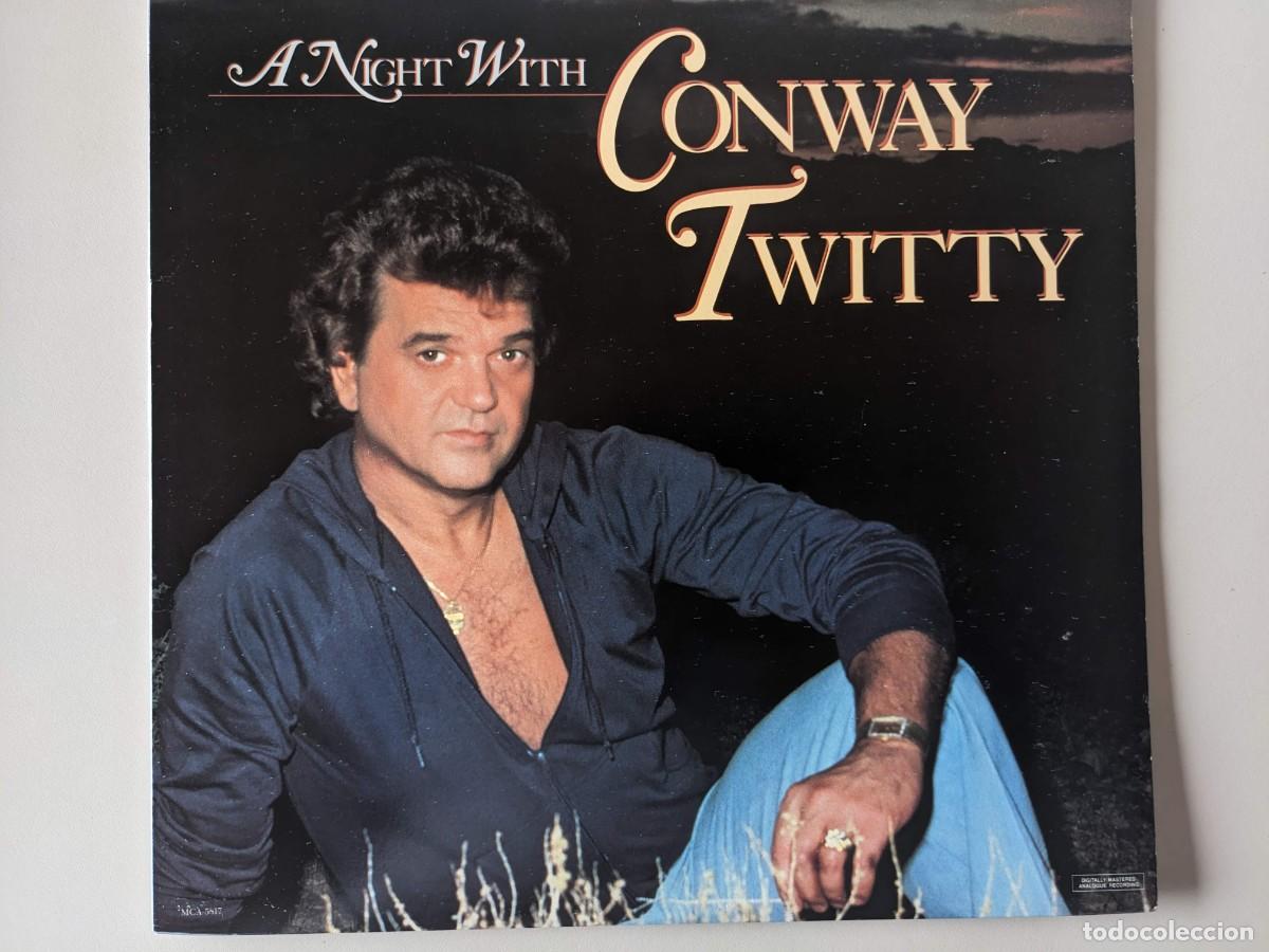 Discos de vinilo: L509 LP VINILO CONWAY TWITTY - A NIGHT WITH - Foto 1