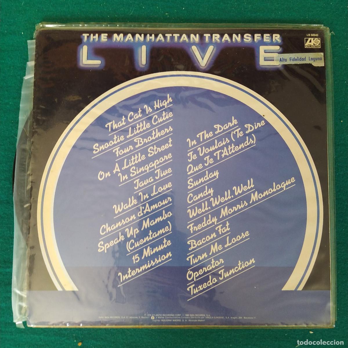 Discos de vinilo: The Manhattan Transfer &ndash; Live - Foto 2