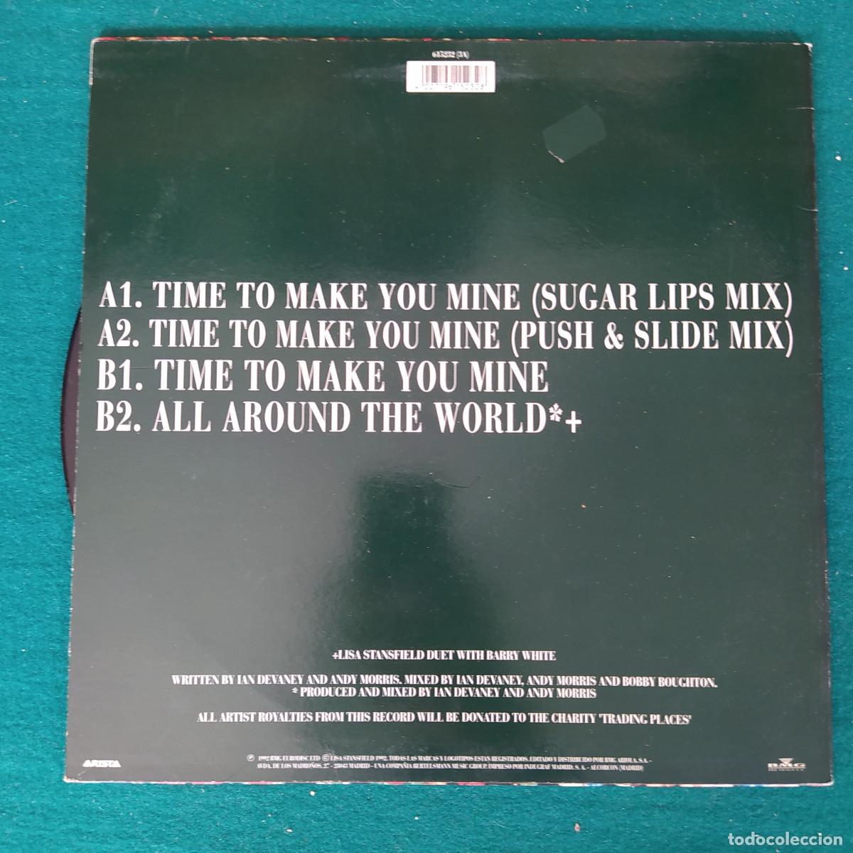 Discos de vinilo: Lisa Stansfield &ndash; Time To Make You Mine - Foto 2