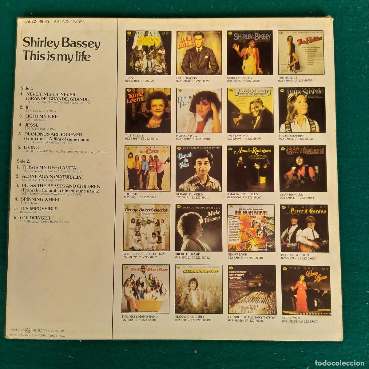 Discos de vinilo: Shirley Bassey &ndash; This Is My Life - Foto 2