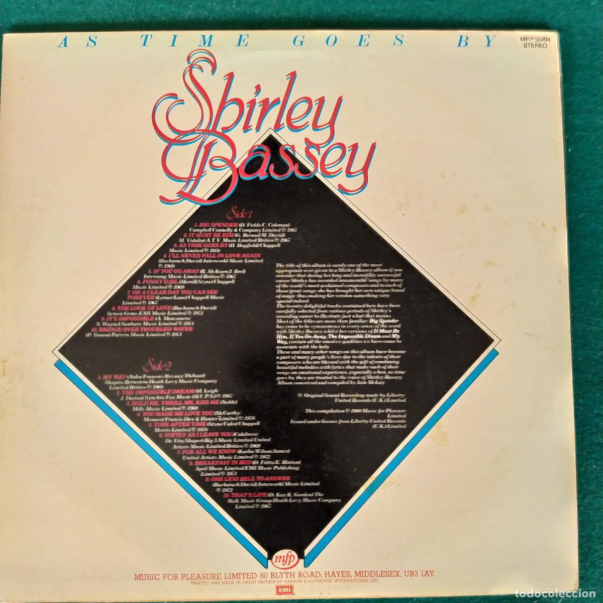 Discos de vinilo: Shirley Bassey &ndash; As Time Goes By - Foto 2