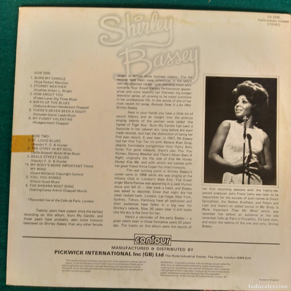 Discos de vinilo: Shirley Bassey &ndash; Burn My Candle - Foto 2