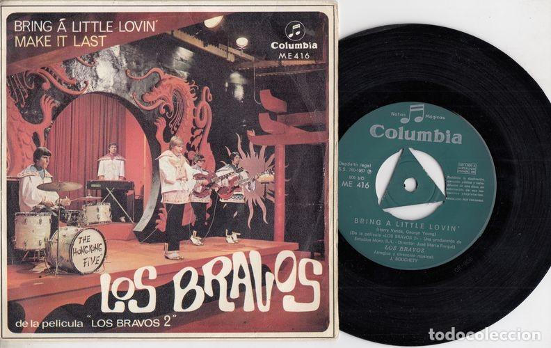 Discos de vinilo: LOS BRAVOS - BRING A LITTLE LOVIN - SINGLE DE VINILO C-18 - Foto 1