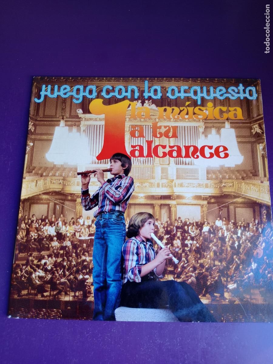 Discos de vinilo: JUEGA CON LA ORQUESTA, MUSICA A TU ALCANCE, CURSO DE FLAUTA - LP EDICIONES PAULINAS 1977
