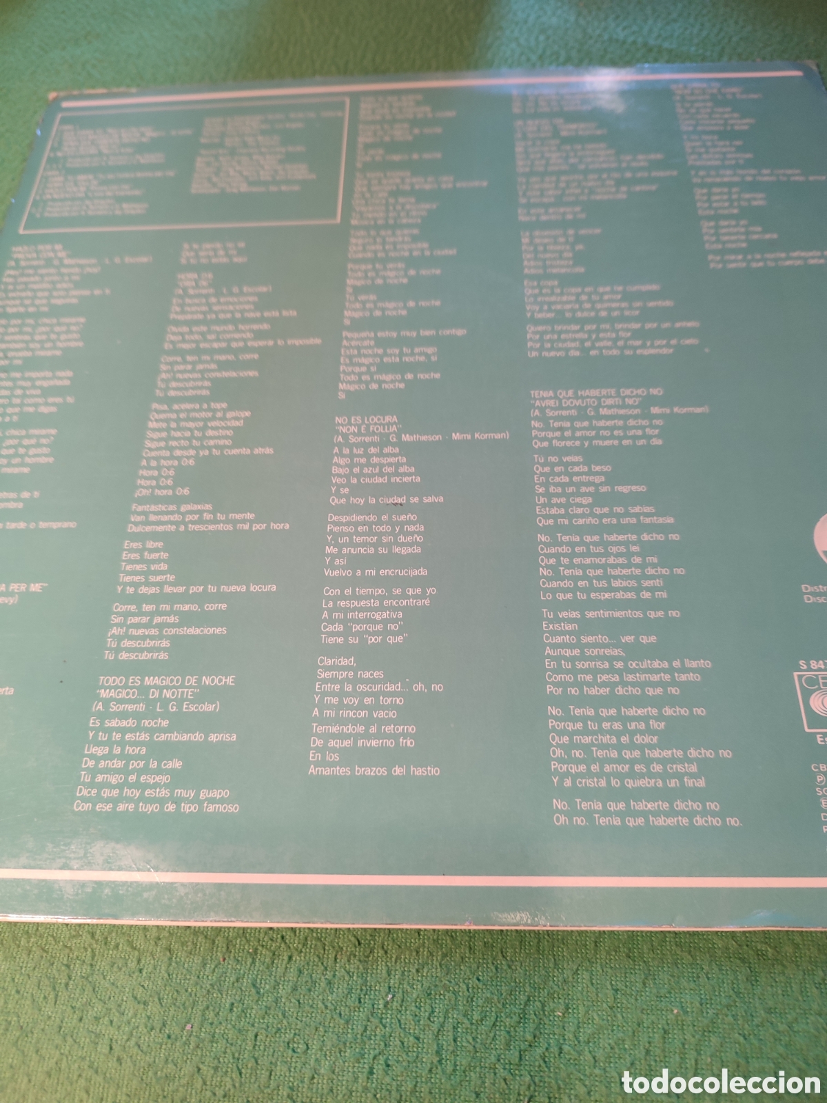Discos de vinilo: Alan Sorrenti - Que dar&iacute;a yo - Foto 2