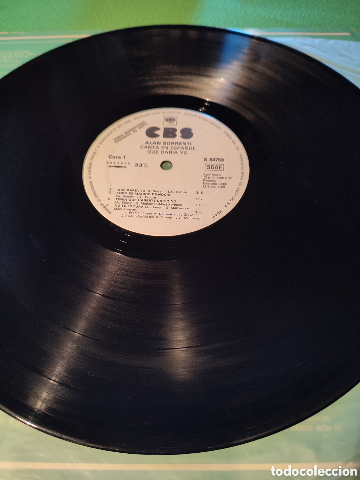 Discos de vinilo: Alan Sorrenti - Que dar&iacute;a yo - Foto 3