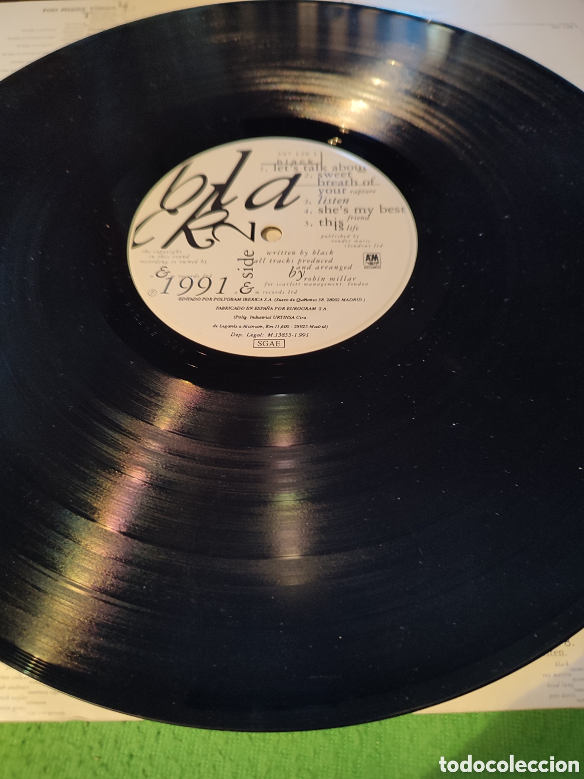 Discos de vinilo: Black - Same Vinilo 1991 - Foto 3
