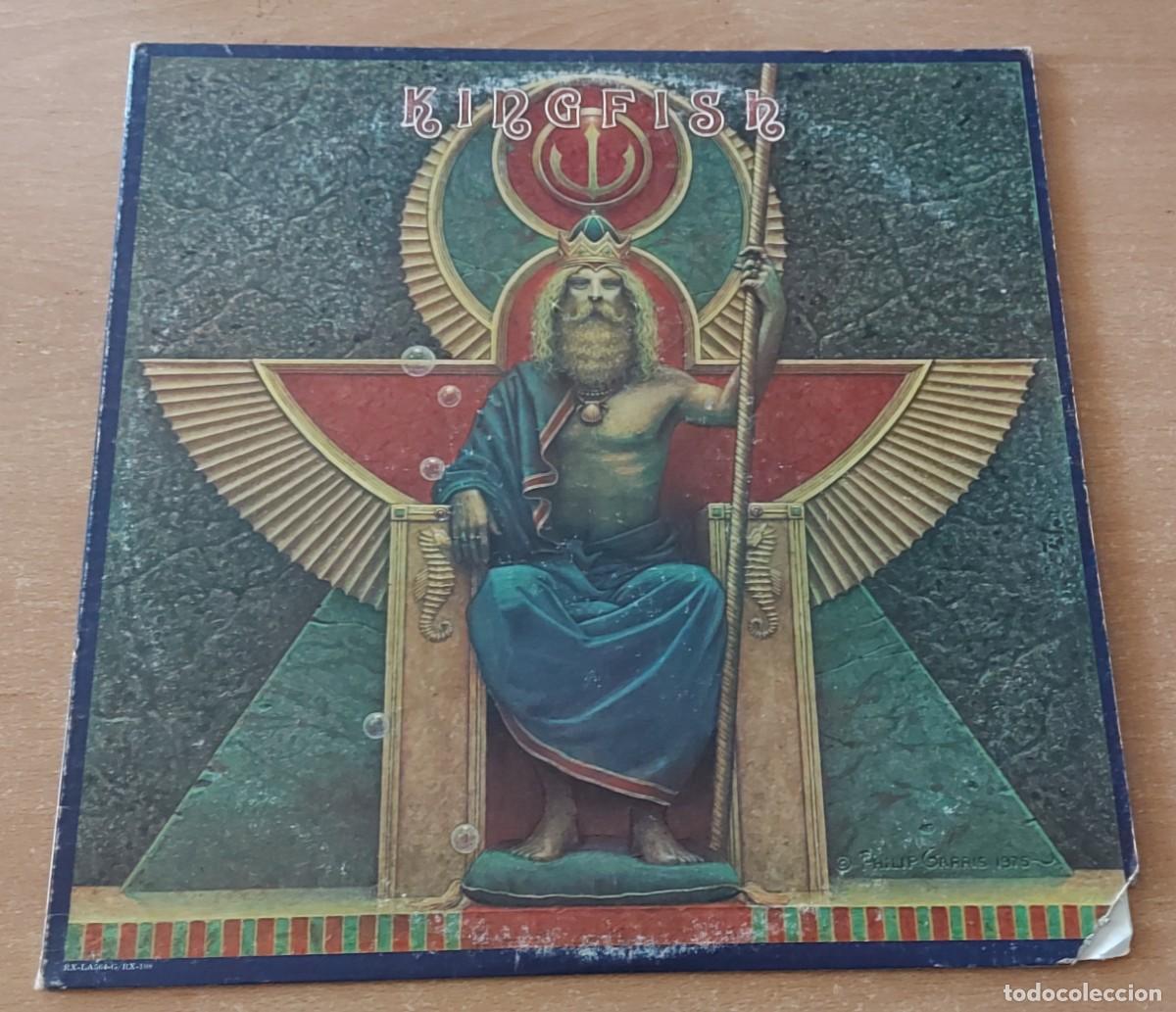 Discos de vinilo: Kingfish 1ER LP USA 1976 Bob Weir ROUND RECORDS RX-108 LABEL MARRON GRATEFUL DEAD