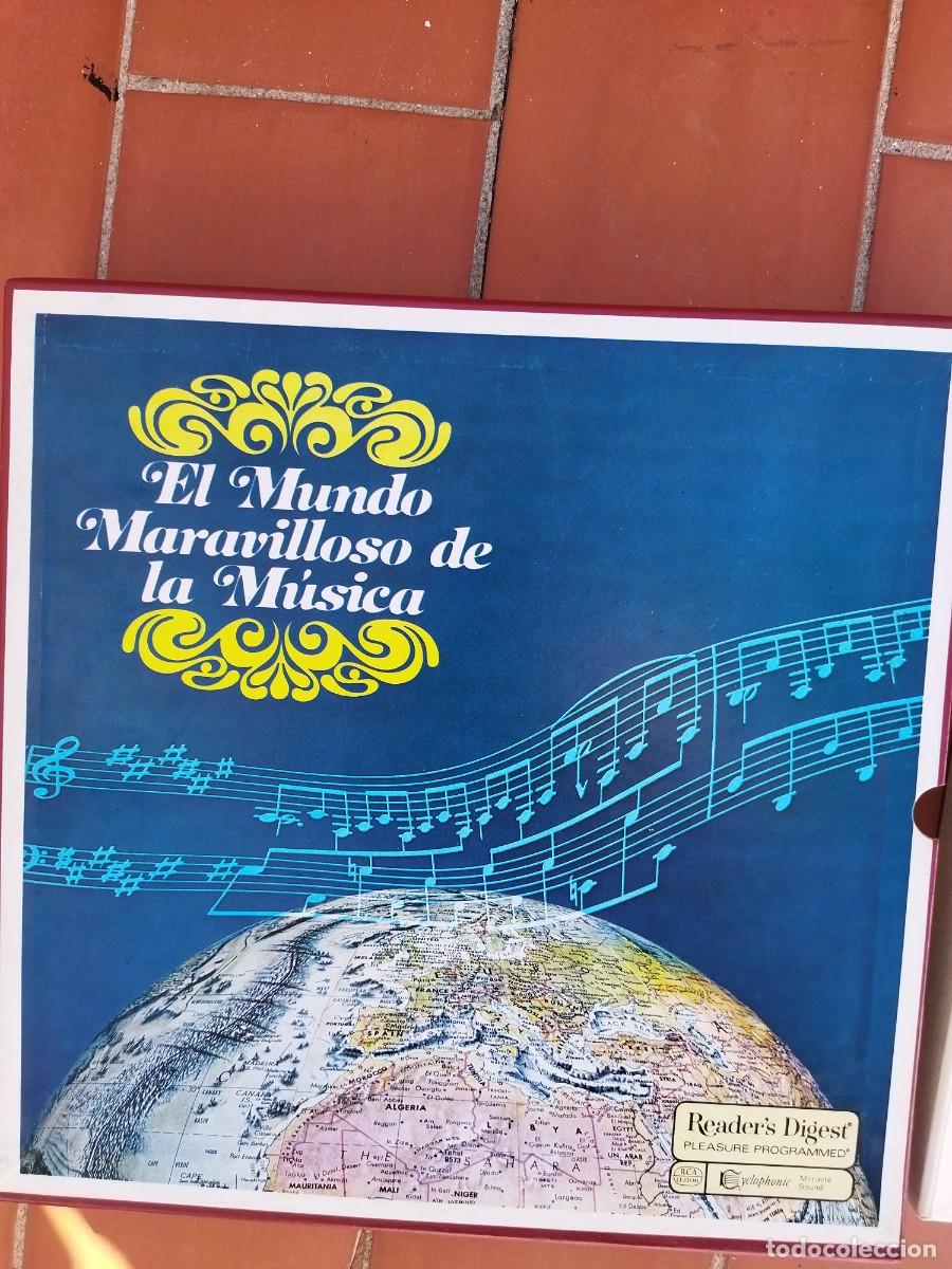 Discos de vinilo: caja de 9 lps EL MUNDO MARAVILLOSO DE LA MUSICA selecciones del reader&acute;s digest COMO NUEVOS