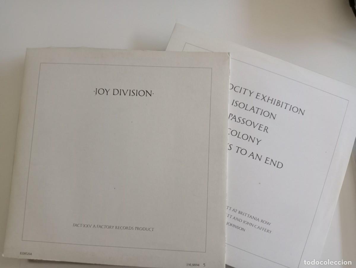 Discos de vinilo: Joy Division - Closer (LP, Album) 1981 insert - Foto 2