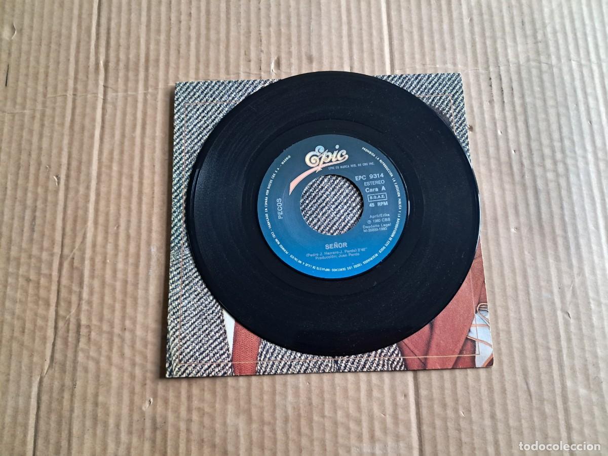 Discos de vinilo: PECOS - SE&Ntilde;OR SINGLE 1980 - Foto 2