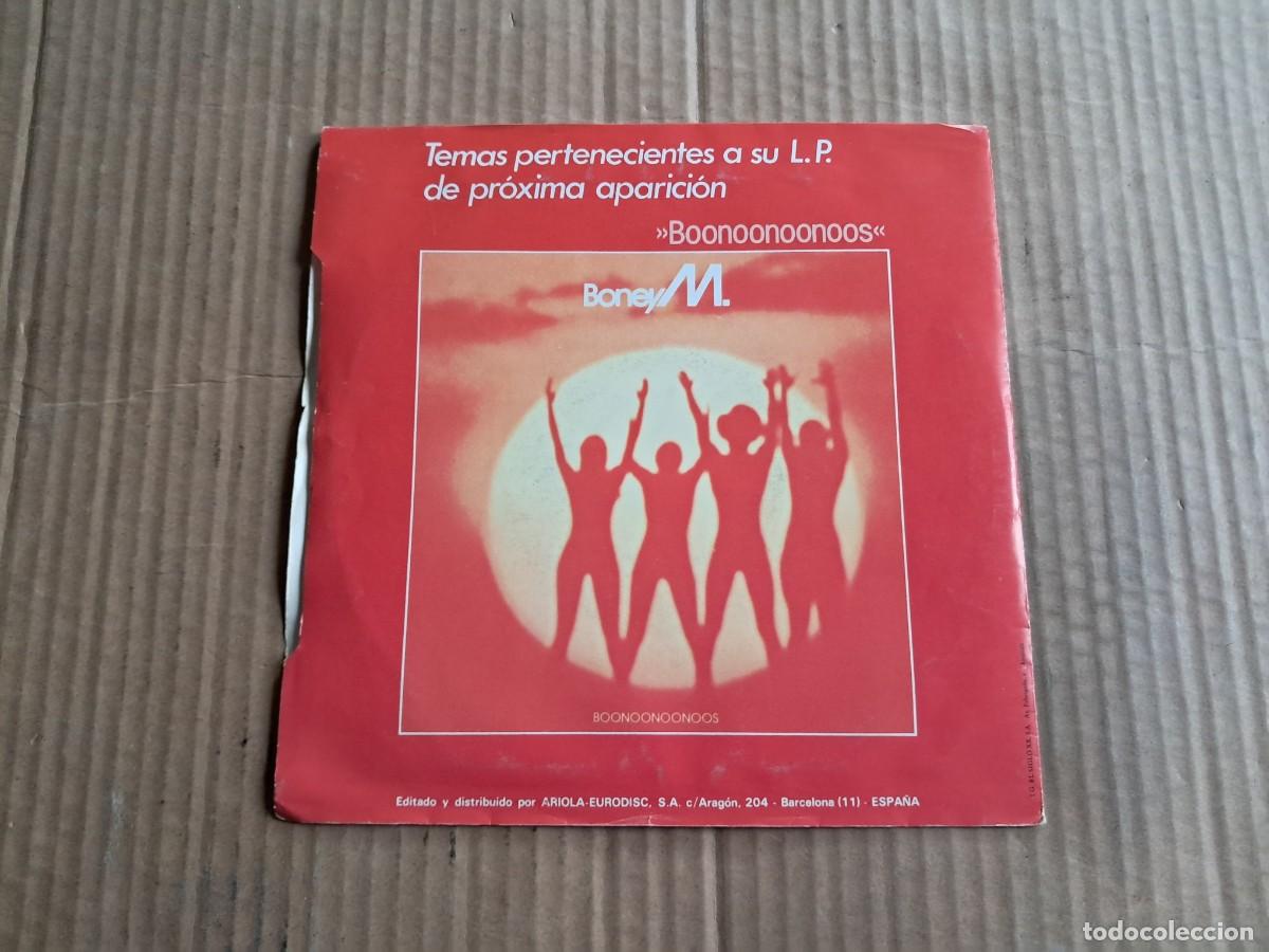 Discos de vinilo: BONEY M - MALAIKA SINGLE 1981 EDICION ESPA&Ntilde;OLA - Foto 3