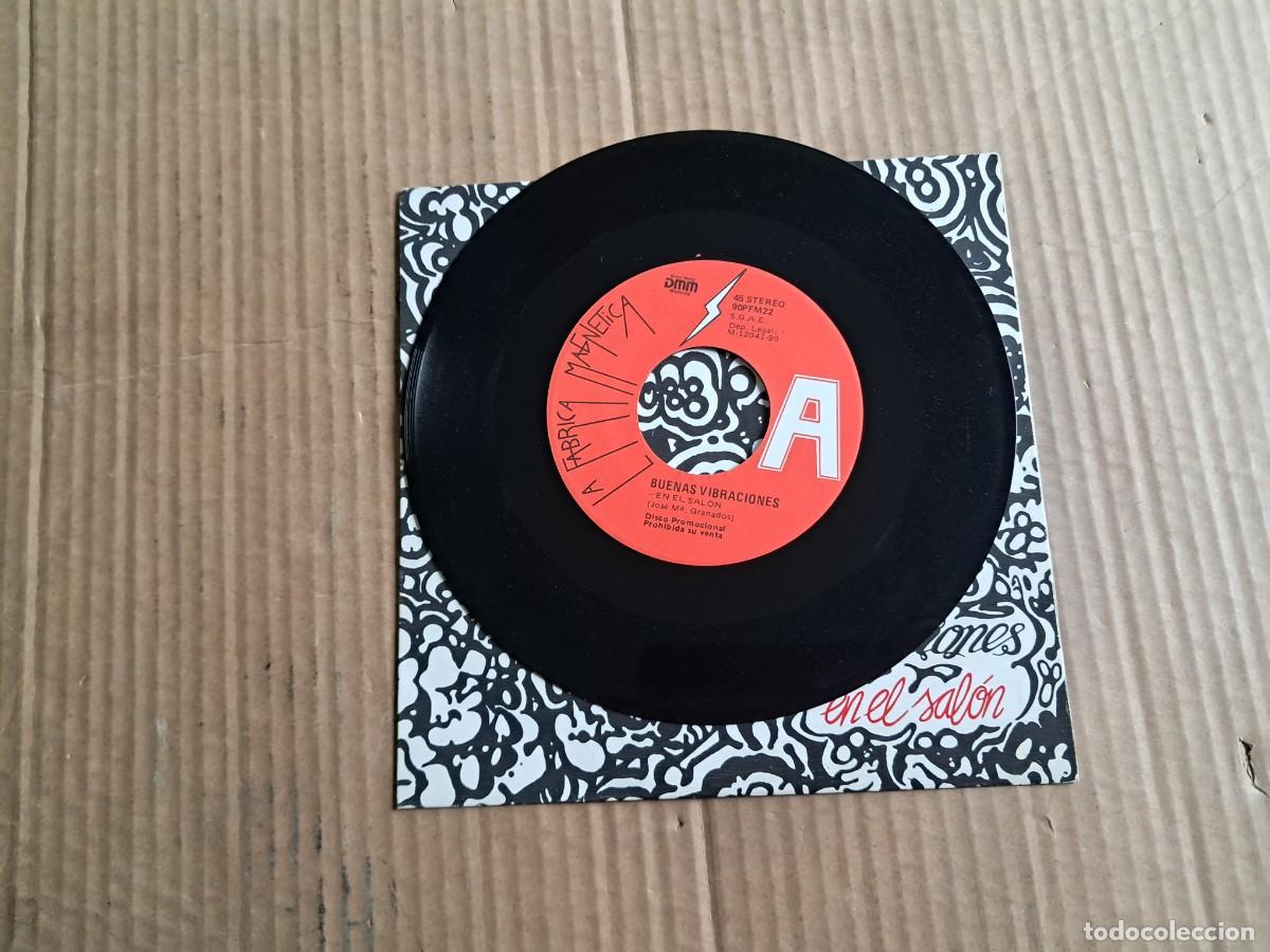 Discos de vinilo: BUENAS VIBRACIONES - EN EL SALON SINGLE 1990 - Foto 2