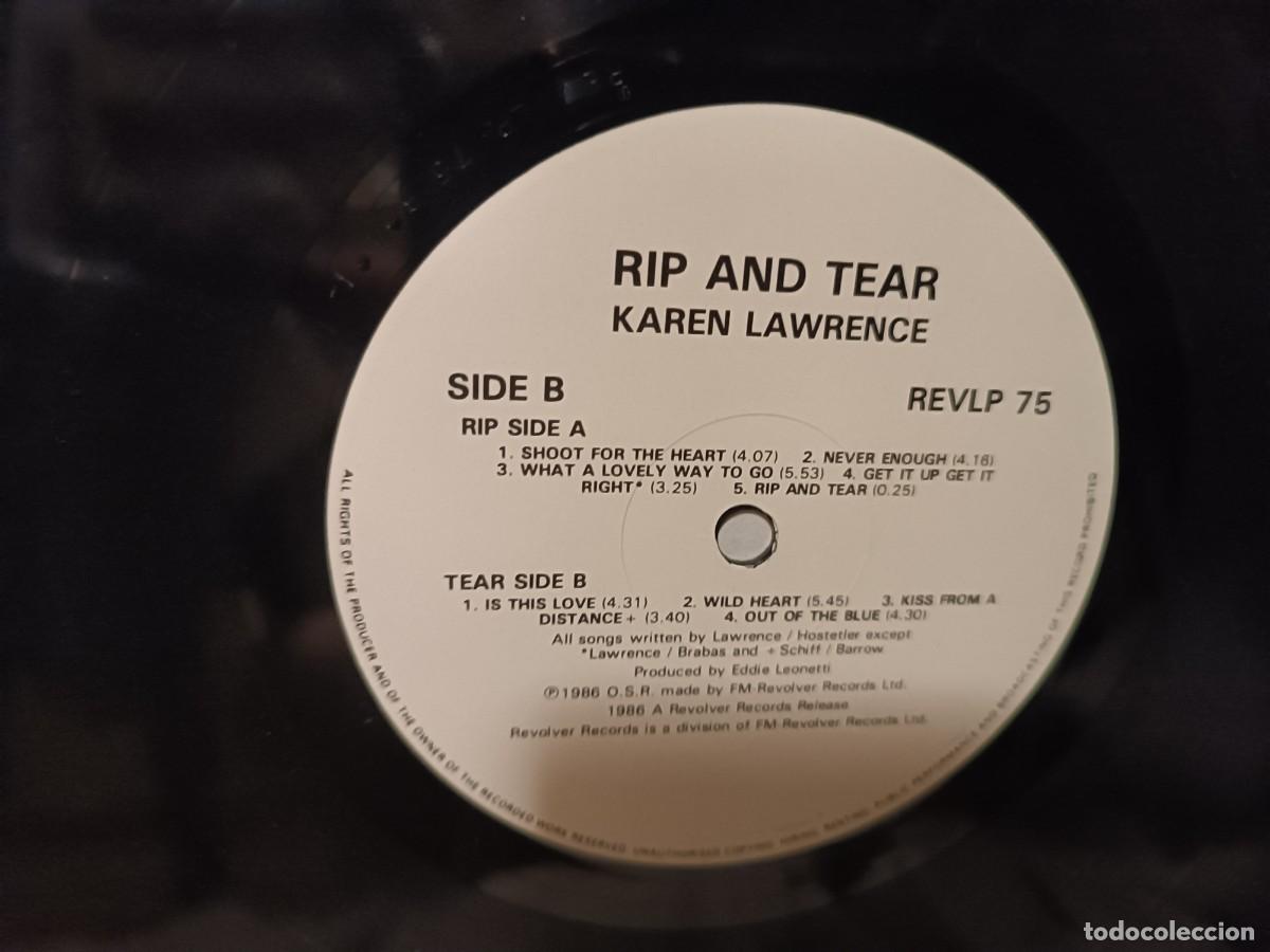 Discos de vinilo: Karen Lawrence Rip And Tear - Foto 3
