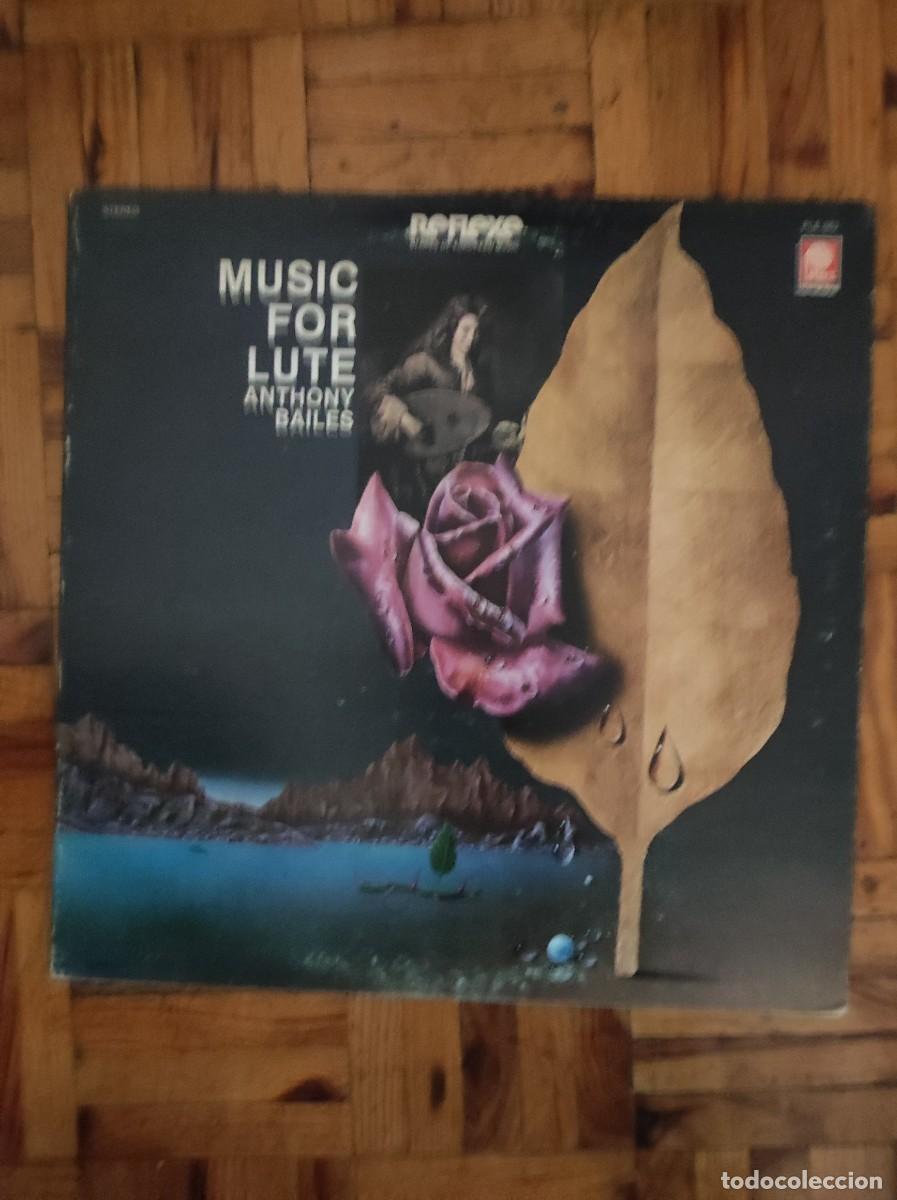 Discos de vinilo: Anthony Bailes &ndash; Pi&egrave;ces De Luth Lp gatefold - 1977 - Foto 1